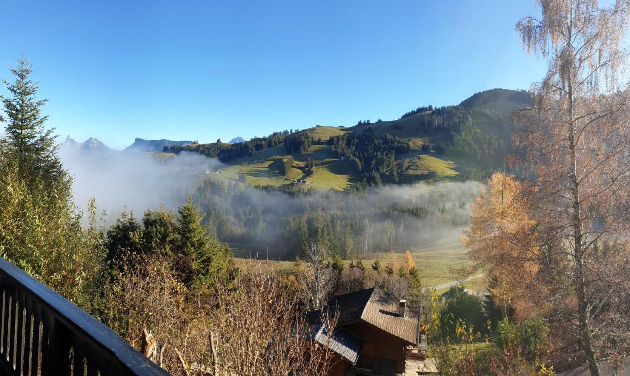 Charming Chalet With Panoramic View And Private Parking In Gruyere Gruyeres Ngoại thất bức ảnh